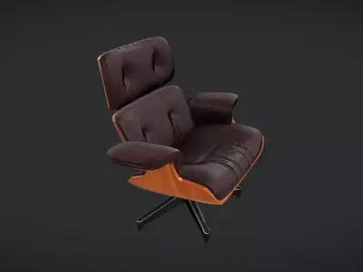 Luxury lounge chair 3D model