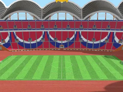 Biggest stadium in the world - Rungrado 1st of May 3D model