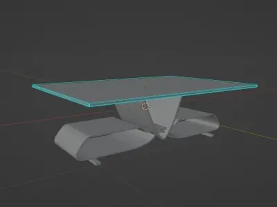 Alfa Romeo design coffe table Free 3D model