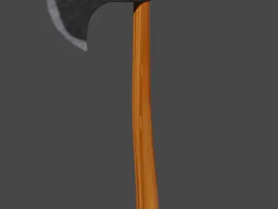 Low-Poly Martial Arts Melee Weapon Set Low-poly 3D model