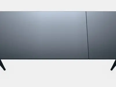 INGATORP Extendable table Low-poly 3D model