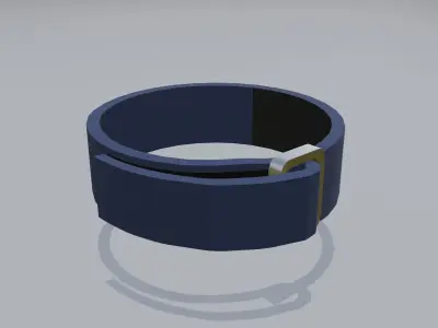 Fitness Sport Belt 3D model