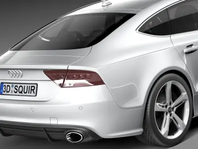Audi RS7 2014 3D model