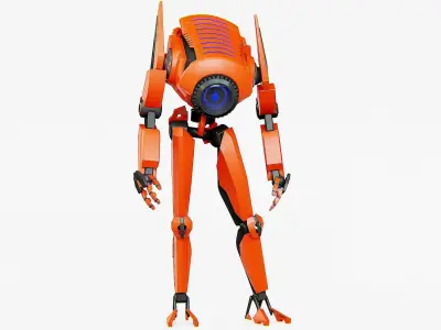ANDROID MO Rigged for Unreal Engine - Unity - MIXAMO 3D model