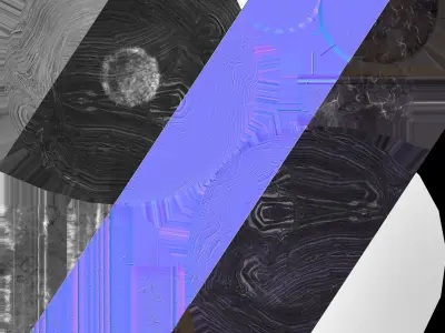 Fortune teller Obsidian Crystal Ball  Low-poly 3D model