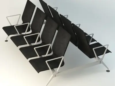 Airports  Transportation Chair 3D model