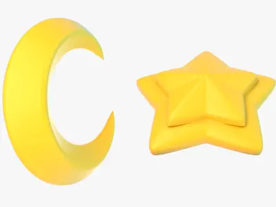 Ramadan Crescent  3D model