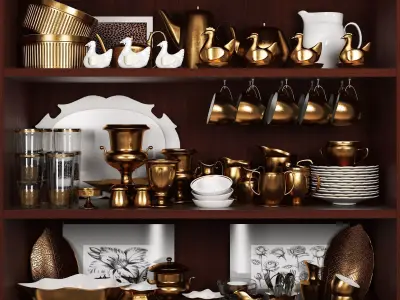 Set-195 Kitchen 2 3D model