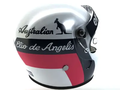 Elio de Angeles Helmet 1985 Low-poly 3D model