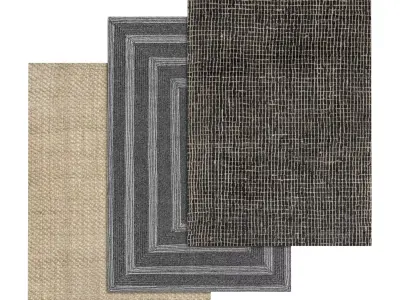 Rug Set 1379 3D model