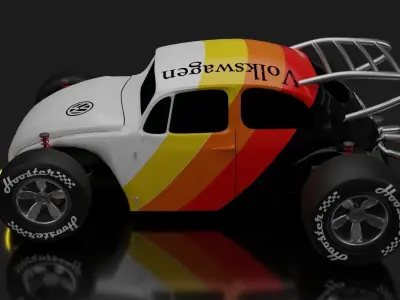 Volkswagen beetle concept 3D model