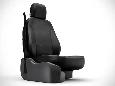 Seat v7 Low-poly 3D model