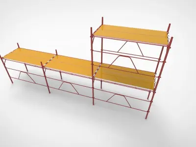 Scaffolding 3D model 6