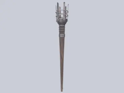 Torch Low-poly 3D model