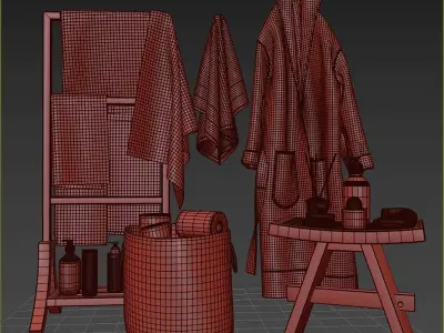 Bathroom Accessories 33 3D model