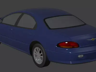 2004 Chrysler Concorde Limited Low-poly 3D model