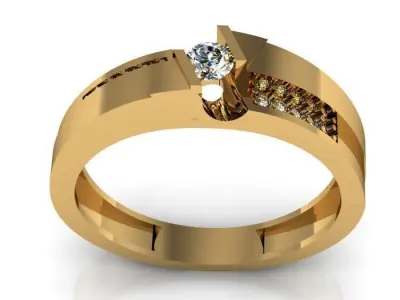 man ring 3D print model