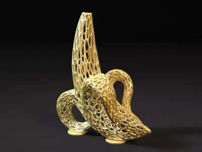 Vase banana 3D print model