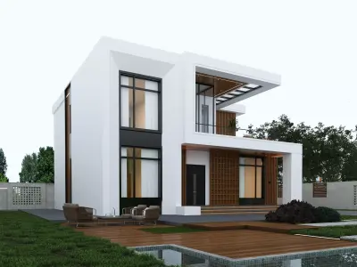 House Exterior 3D model purchase