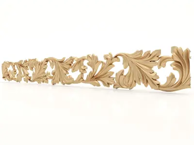 Ceiling Molding 5 - For CNC and Interior 3D model
