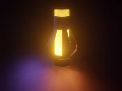 Chinese lantern Free low-poly 3D model