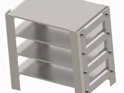 Multi Purpose Storage Rack 3D print model