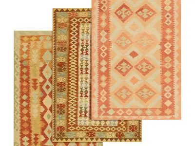 Rug Set 1951 3D model