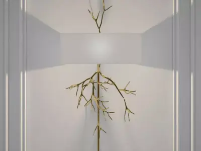 Global Views Twig Electrified wall sconce 3D model