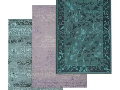 Rug Set 372 3D model