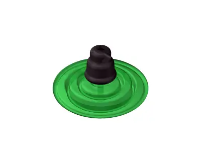 Medium voltage overhead power line Free 3D model