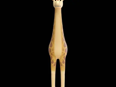 Giraffe  Low Poly 3D Model 3D model