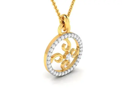 Women Pendant 3dm STL FBX OBJ Render Details 3D print model