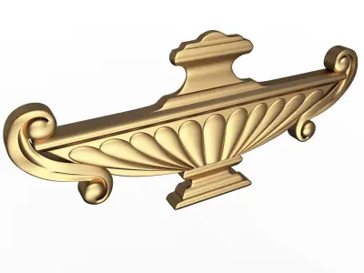 Carved Bas Relief 01 Low-poly 3D model