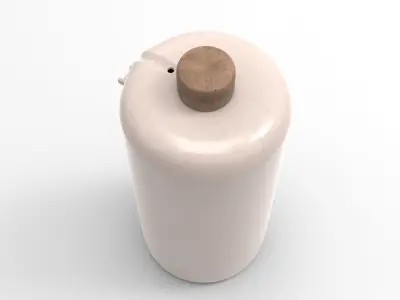 Zimga Oil Jug Low-poly 3D model