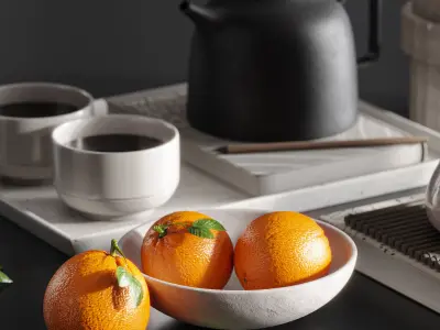 decorative set08 3D model