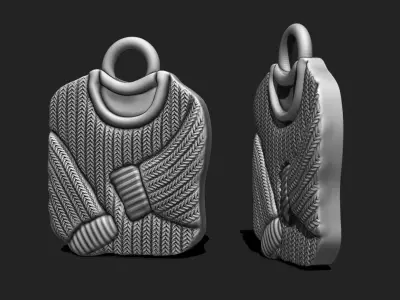 Christmas Sweater for 3D Print - Navidad - Christmas Decor 3D print model