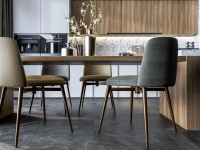 Kitchen Modern interior  0023 3D model