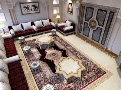 Arabic Majlis 001 3D model