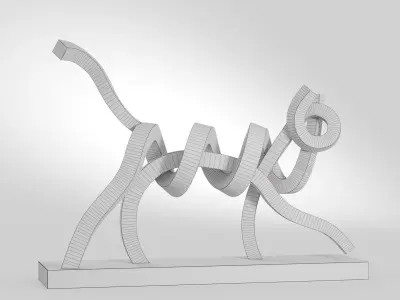 Siamese Cat 2021 3D model