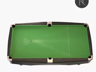 Brunswick Metro Pool Table Low-poly 3D model