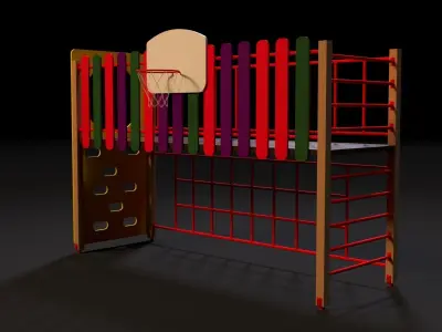 Sports complex 21 3D model