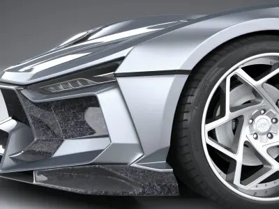 Valarra Corvette 2022 3D model