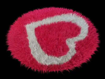 Carpet  Heart 3D model