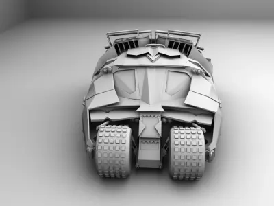 Batman car 3D model