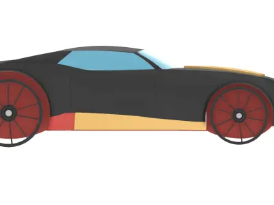 Hotwheel 3D Model 3D model