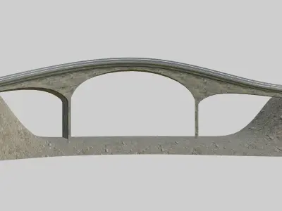 Bridge road 3D model