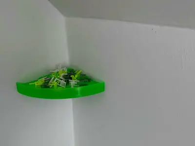 Corner shelf 3D print model