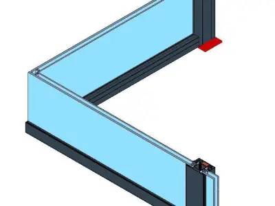 3D PORCH glazing design  3D print model