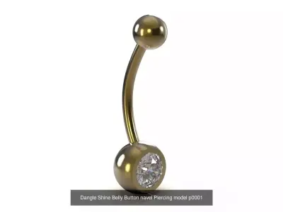 The Dangle Navel Charm STL 3D printable Collection 3D Model Pack