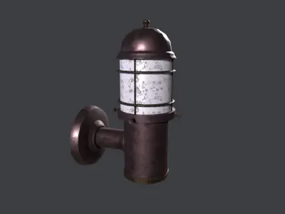 Wall Lamps Free low-poly 3D model